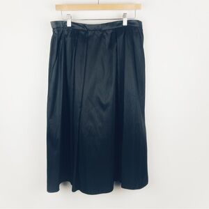 Alex Evenings A-Line Front Pleated Tulle Lined Formal Midi Skirt Women’s Size L